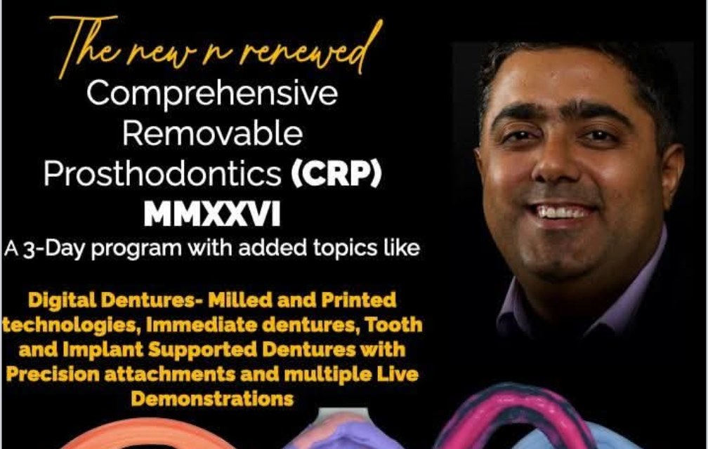 Comprehensive Removable Prosthodontics — 3-day workshop (Thane)