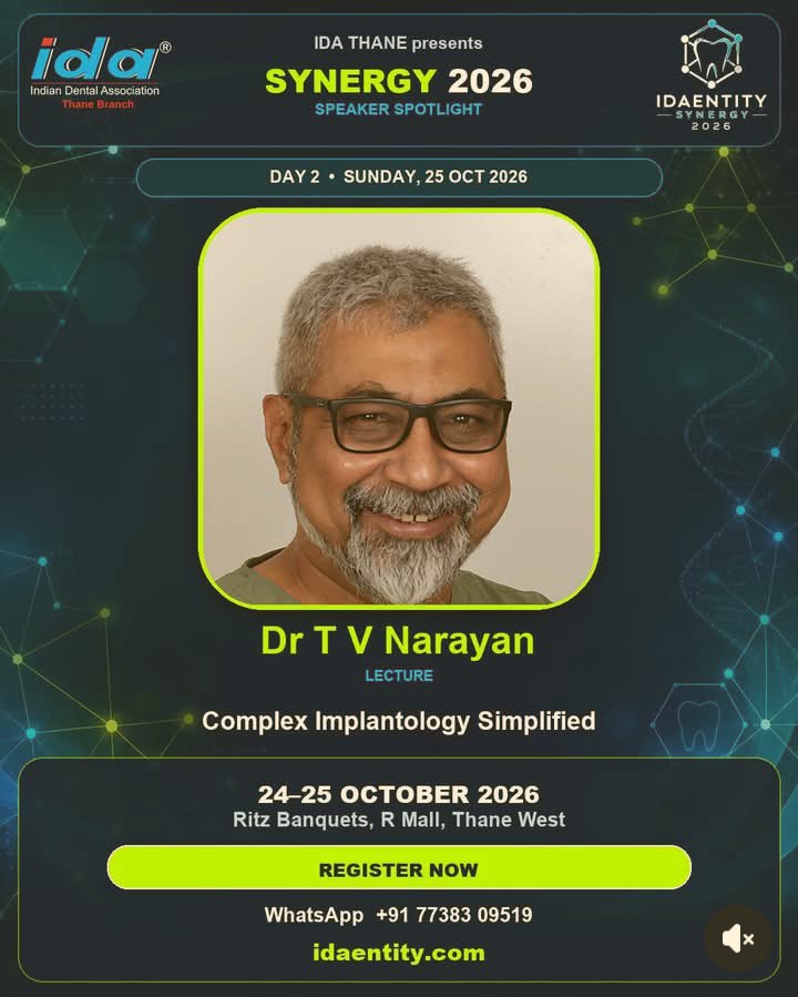Thane IDA Synergy 2026 — multidisciplinary dentistry conference