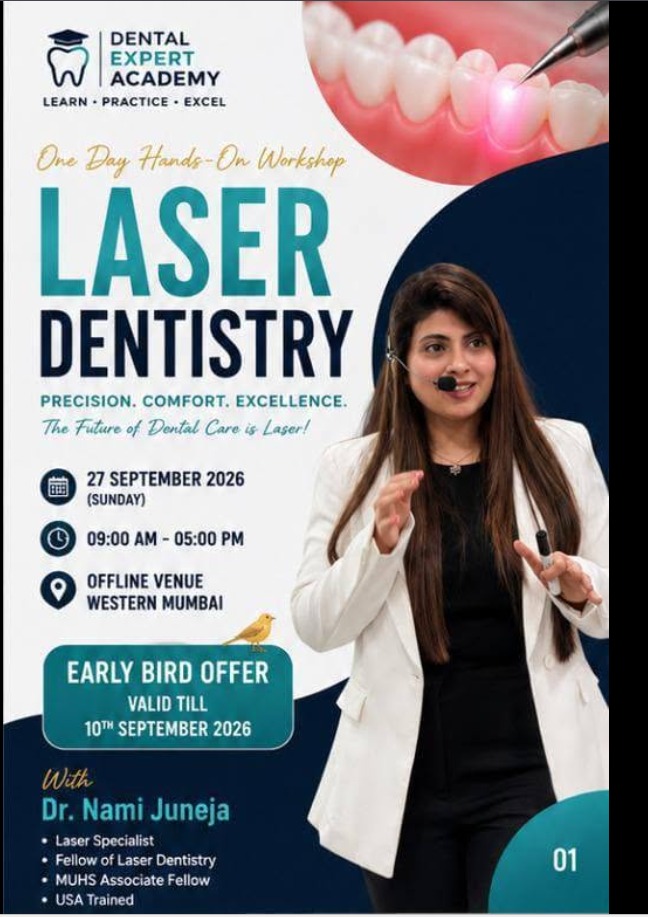 Laser Dentistry Hands-On Workshop with Dr. Nami Juneja
