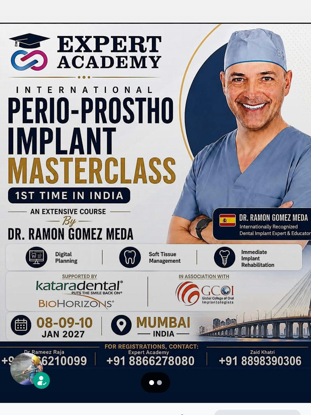 International Perio-Prostho Implant Masterclass with Dr. Ramon Gomez Meda