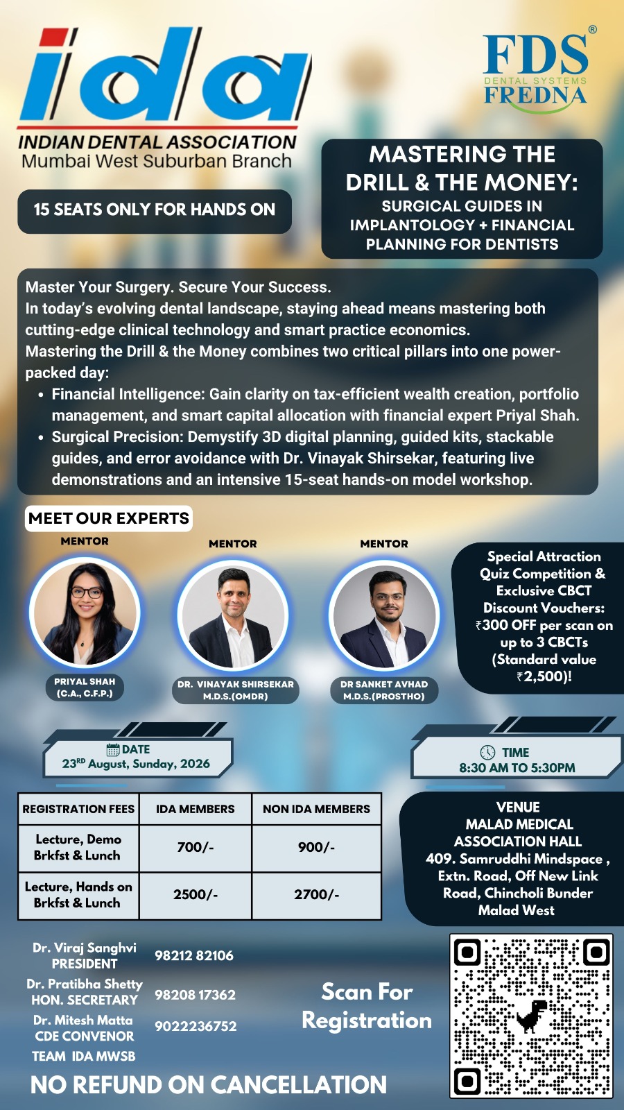 Mastering the Drill & the Money — Surgical Guides in Implantology + Financial Planning (IDA MWSB CDE)