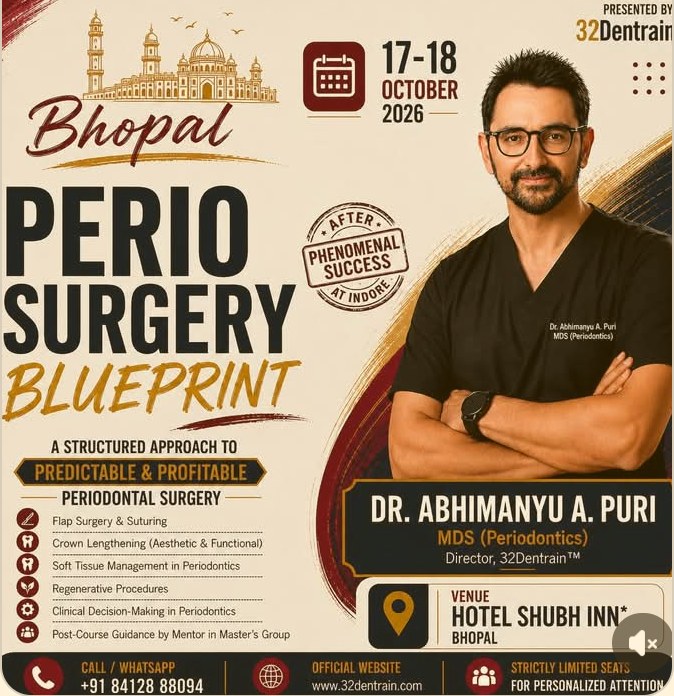 Perio Surgery Blueprint — hands-on periodontal surgery (Bhopal)