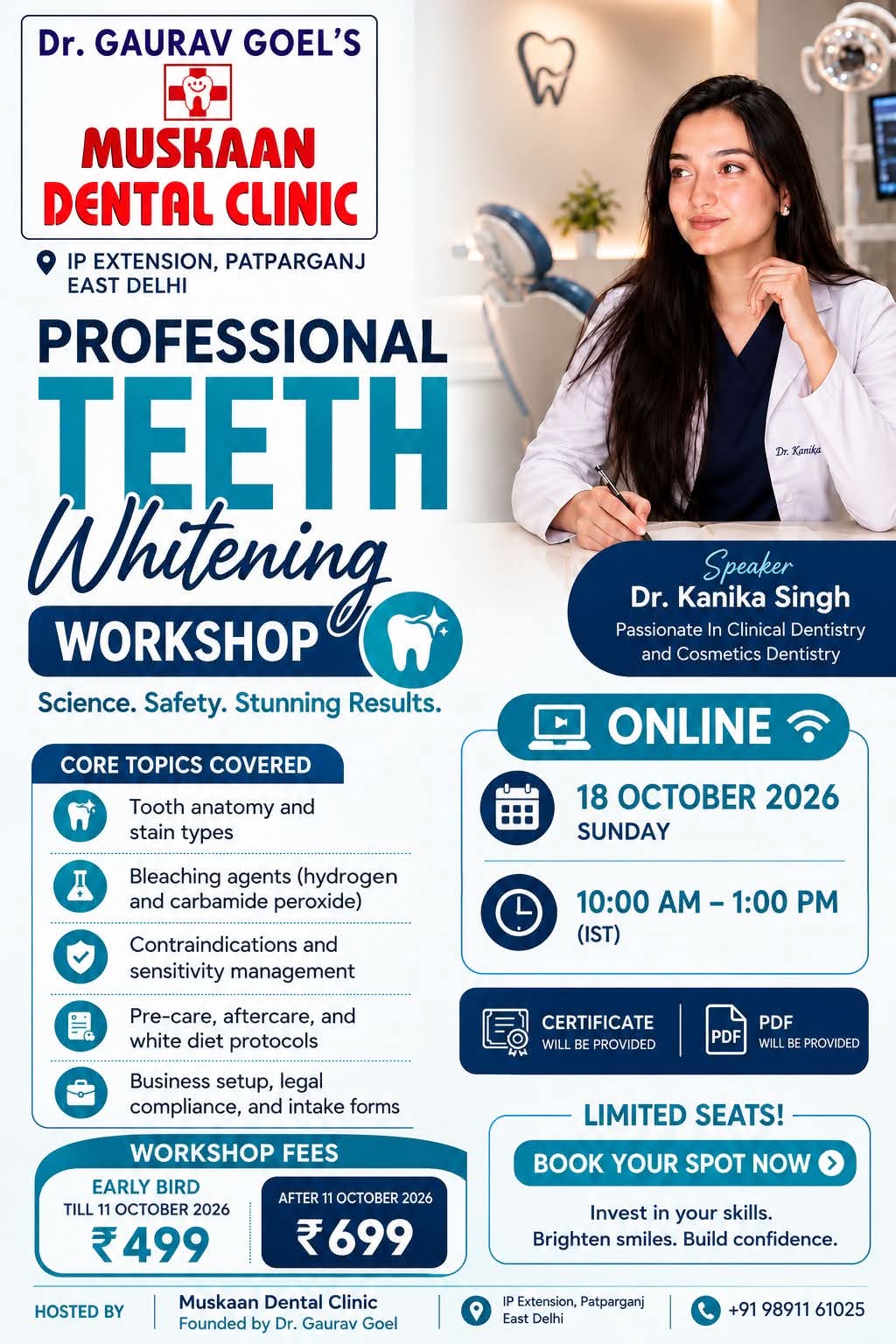 Professional Teeth Whitening Workshop (Online)