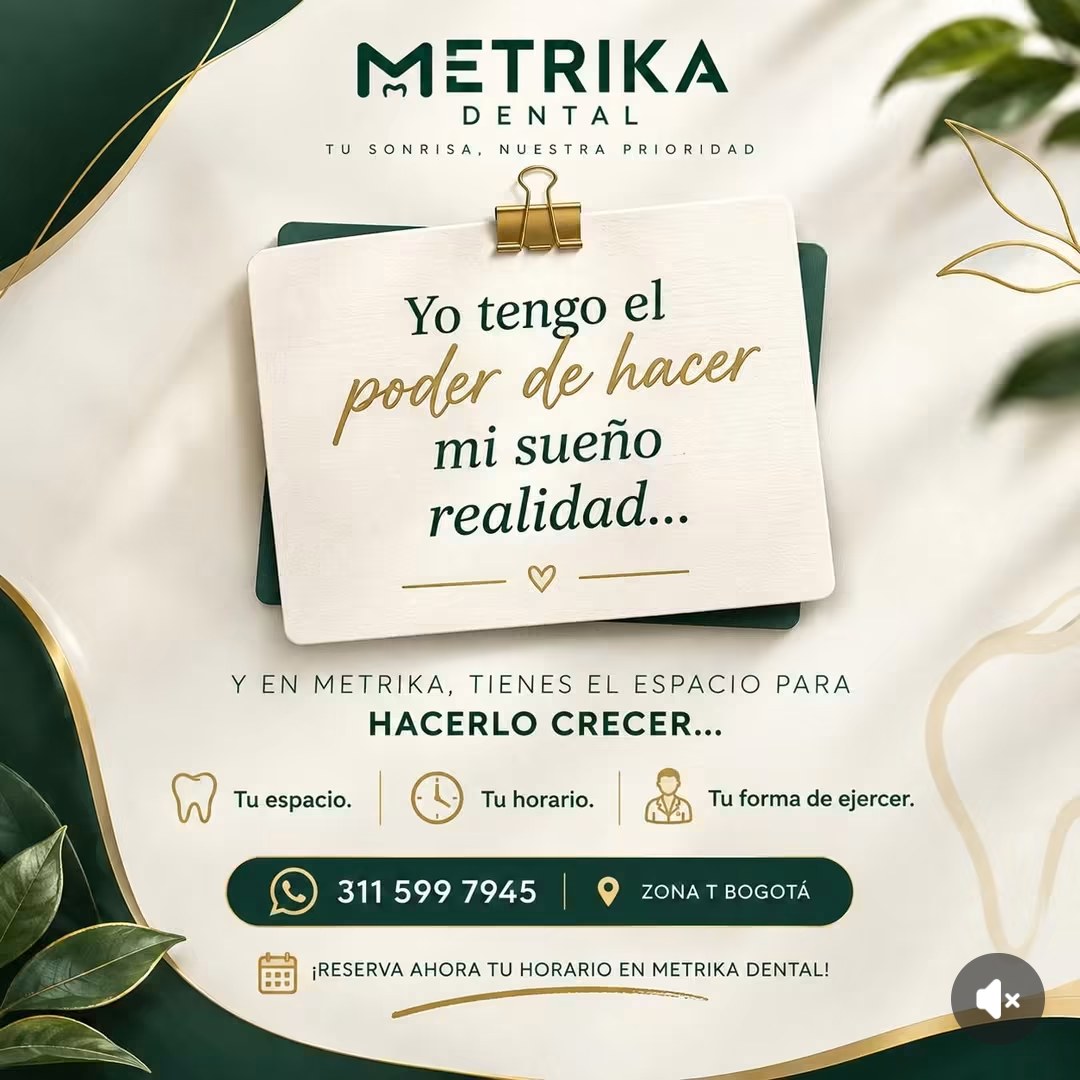 Metrika Dental — coworking odontológico, reserva tu horario