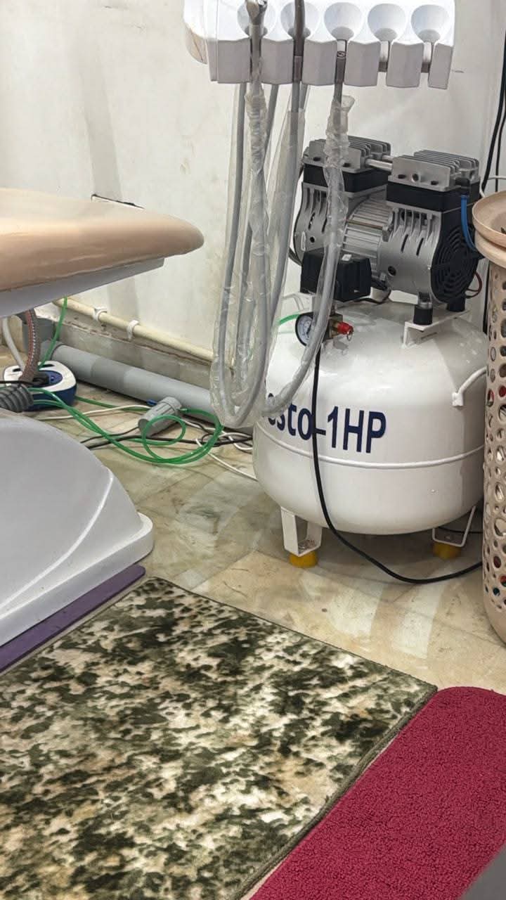 Dental clinic equipment set — chair, compressor, autoclave, UV chamber, scaler, X-ray & intraoral