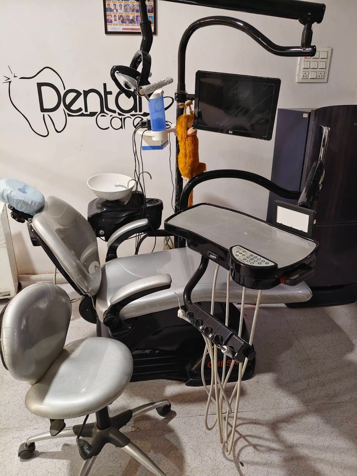 Chesa Ninja N2 & Chesa Onyx premium black dental chairs (pair)